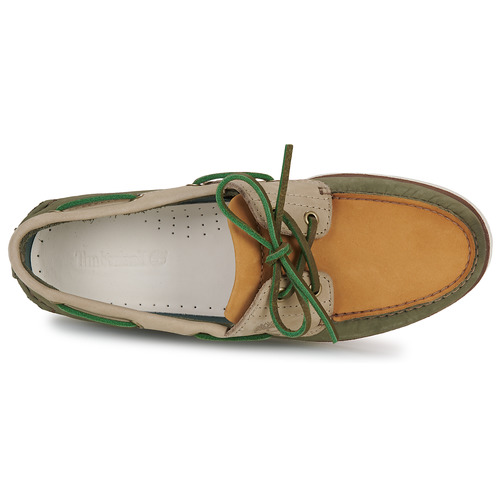 Timberland - CLASSIC BOAT 2 EYE - Gris / Marron / Blanc