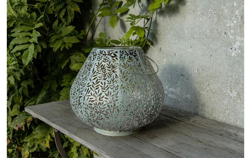 Laterne Solar Antic Mistral, 24 cm, MintSolarleuchte zum Aufstellen oder Aufhängen