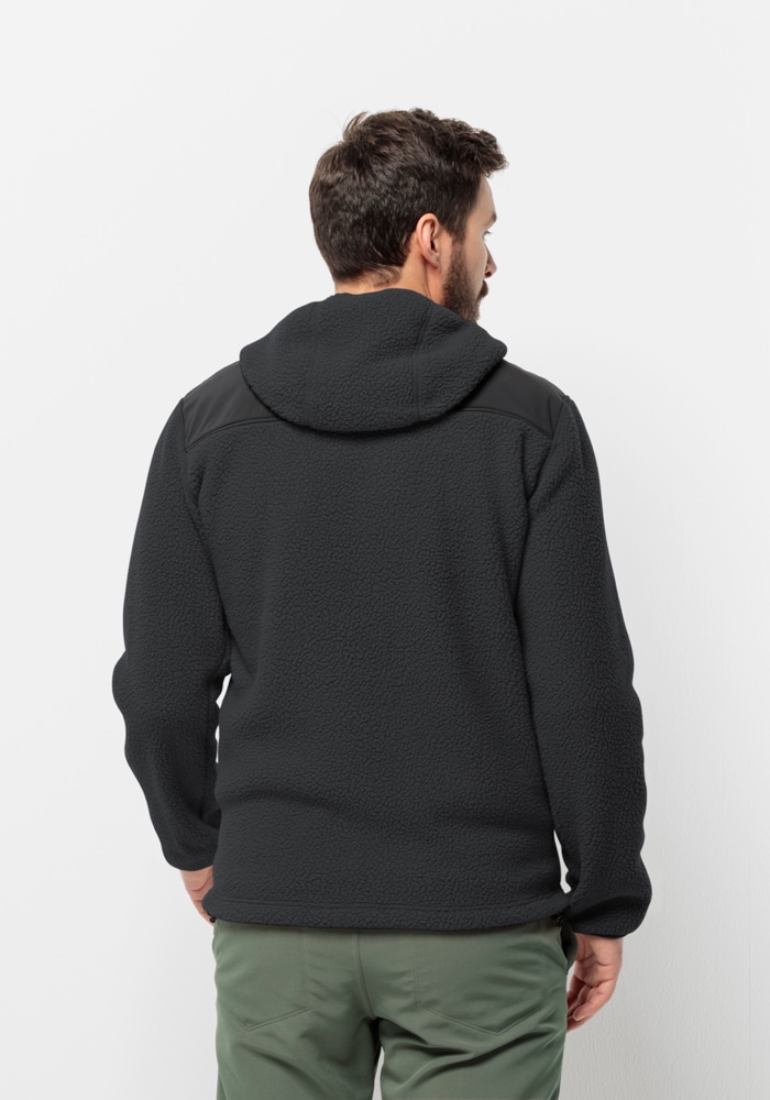 Jack Wolfskin Fleecejacke »KAMMWEG PILE FZ M« mit Kapuze