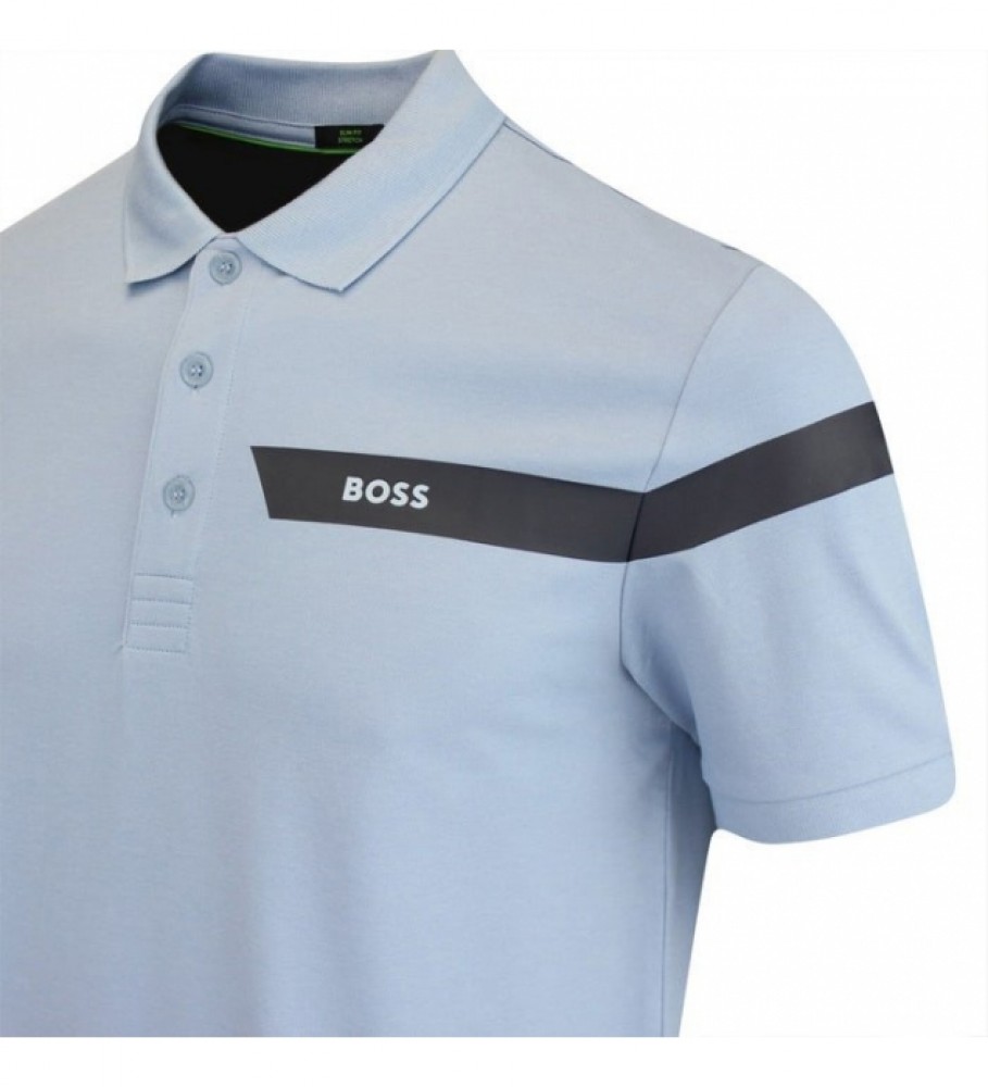 Polo BOSS Slim Fit Azul