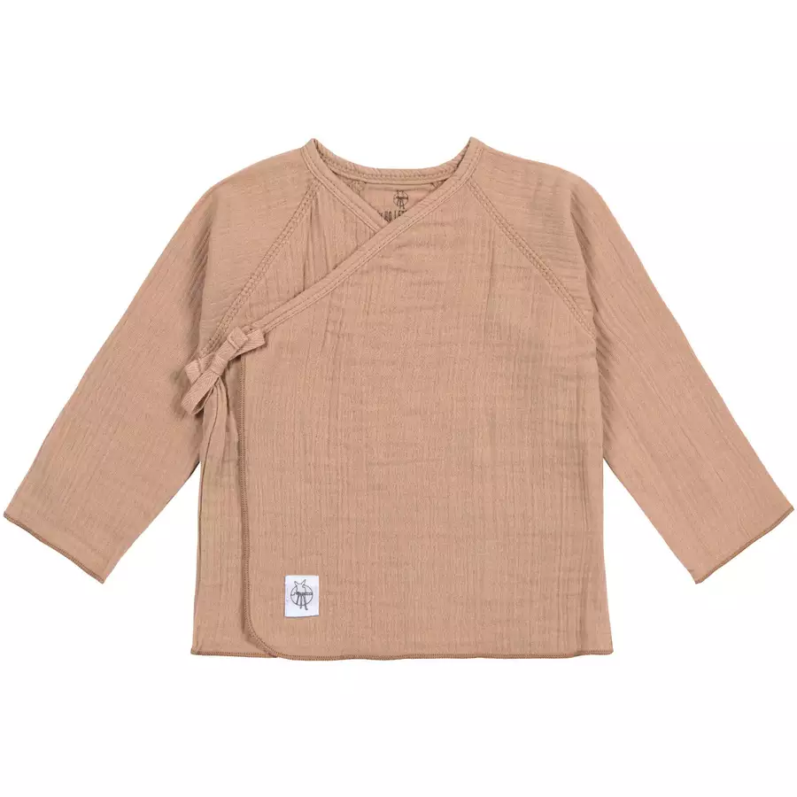 LÄSSIG Musselin Wickelshirt mapel
