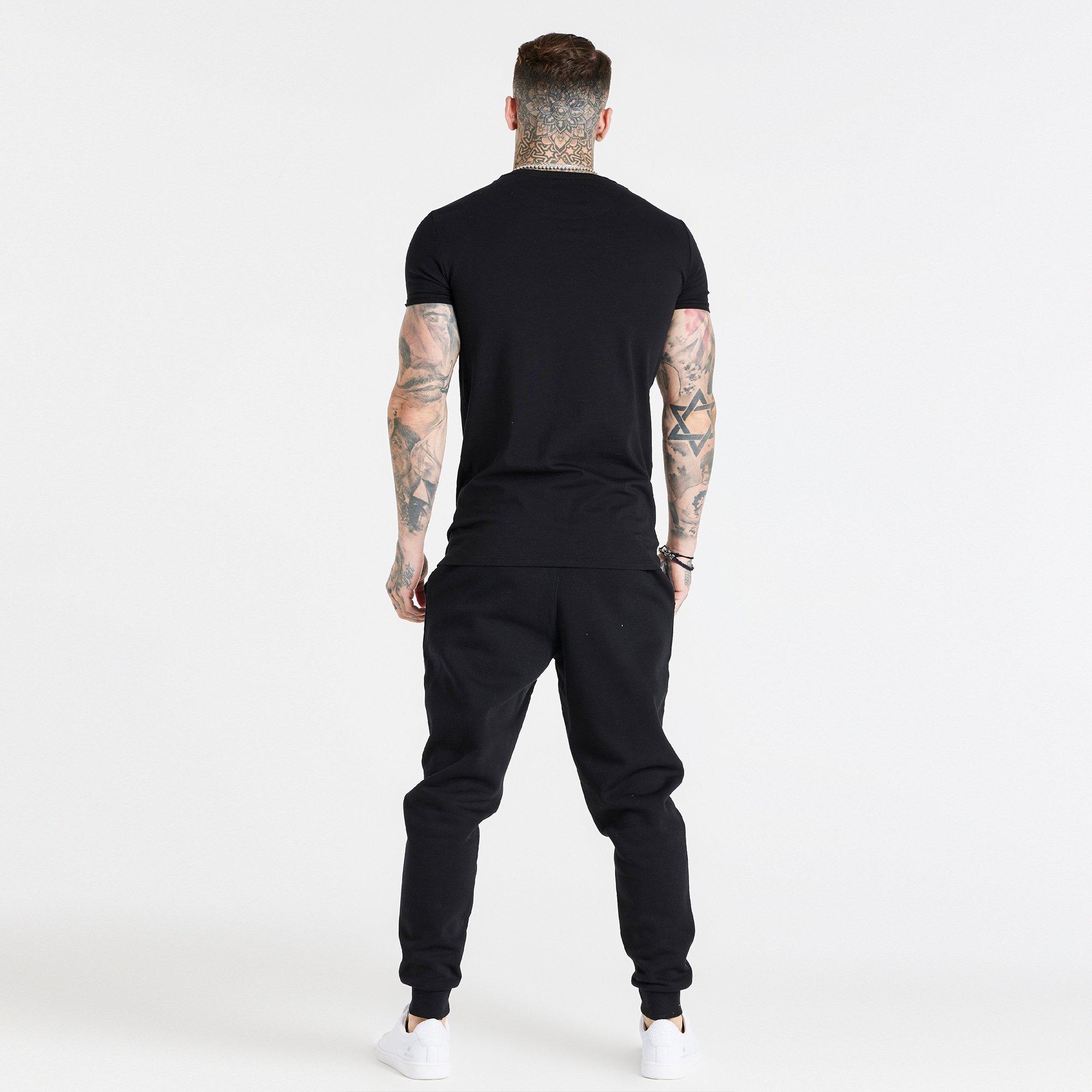 SikSilk Muscle Fit T Shirt Mens