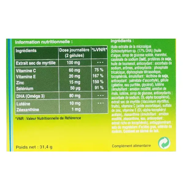 Difravision Anti-Aging Eye Care 60 cápsulas