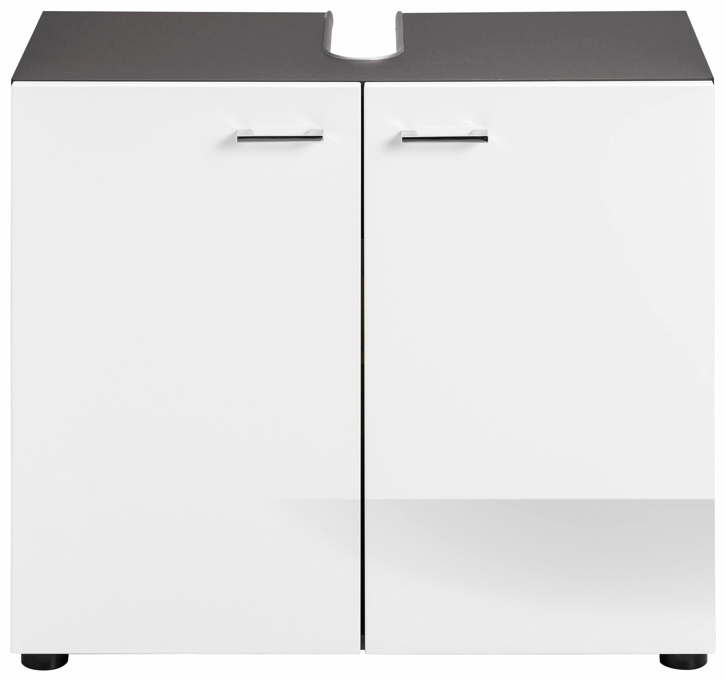 welltime Waschbeckenunterschrank »Tias« Waschbeckenunterschrank mit 2 Türen - (B/T/H) 72/35/63 cm