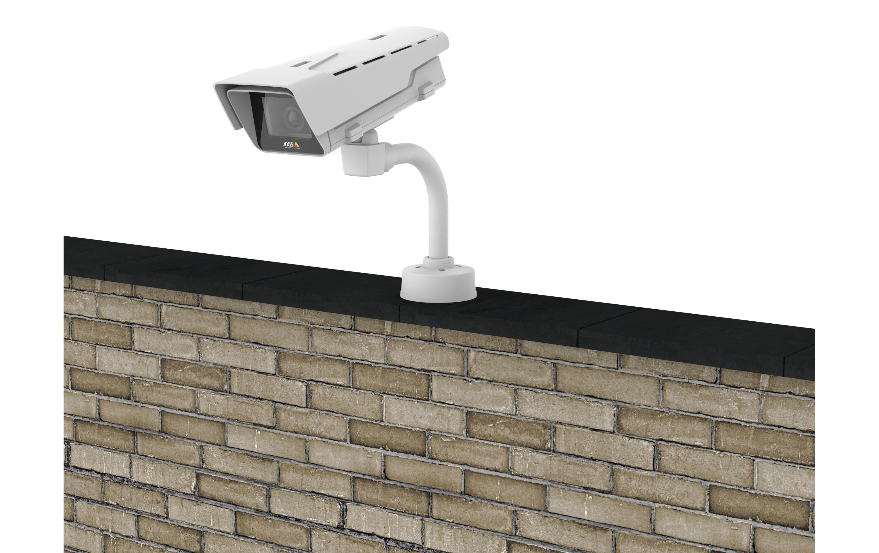 Brüstungshalterung T94Q01F Weiss 1 Stück<br>Wand- und Turmhalterung