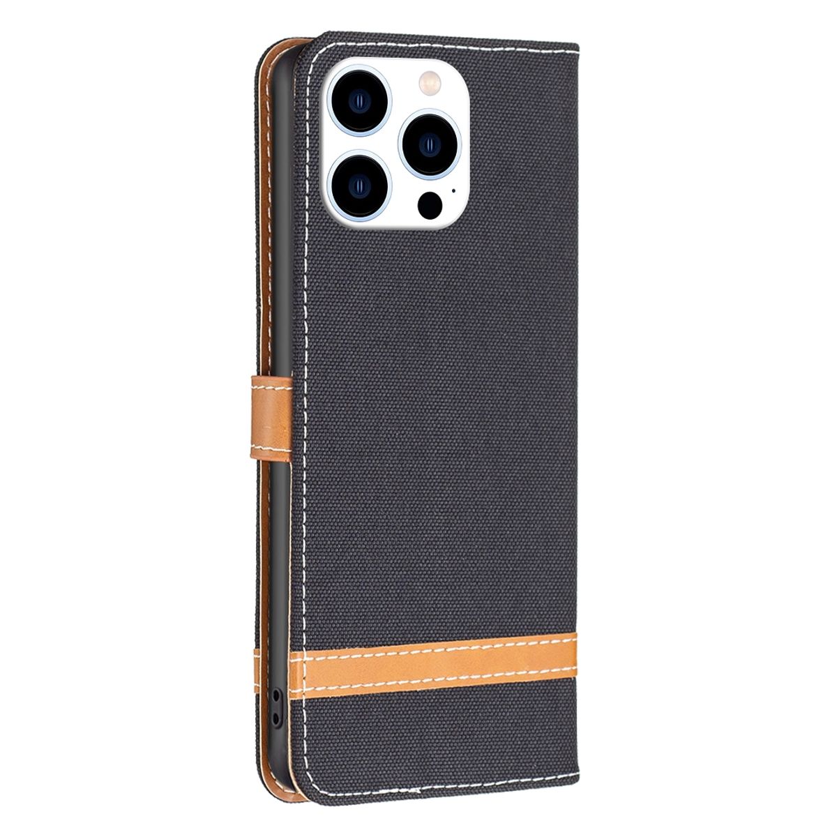 Hülle Handy Schutz für Apple iPhone 15 Pro Case Cover Wallet Klapp Tasche Etuis