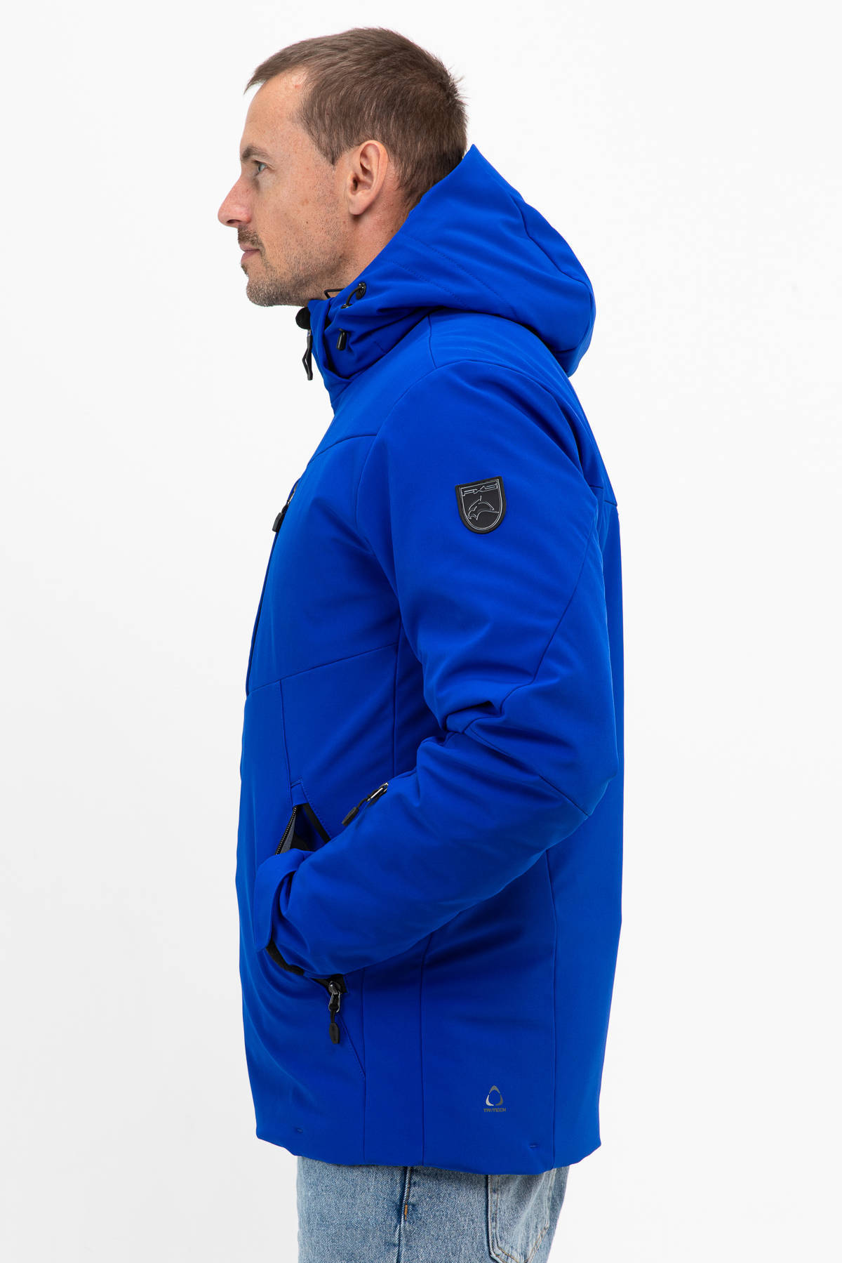Falcon ski-jack Boris blauw
