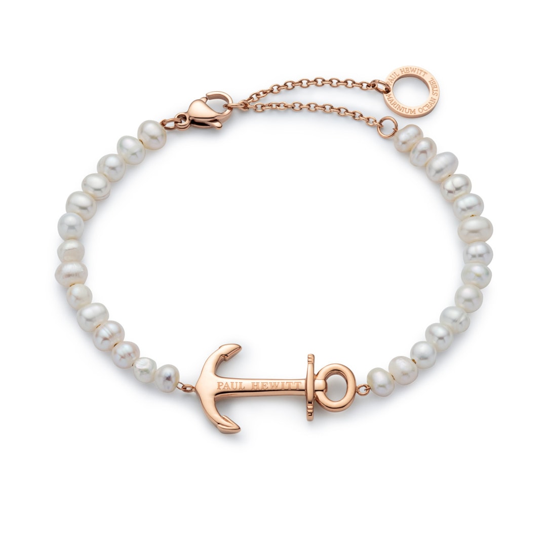 Paul Hewitt Armkette Anchor Beads Marinium Ocean Steel Rosé