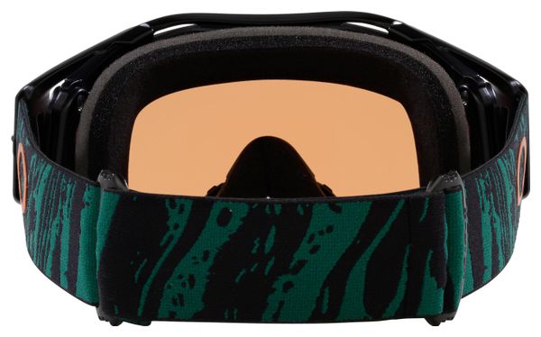 Masque Oakley Airbrake MTB Viridian Striped/Verres Prizm MX Bronze/Ref : OO7107-23