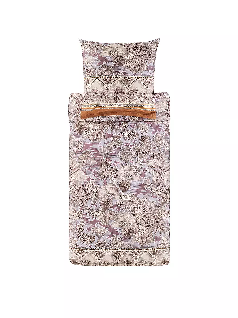 BASSETTI Satin Bettwäsche BOBOLI 70x90cm/140x200cm Grau hellgrau
