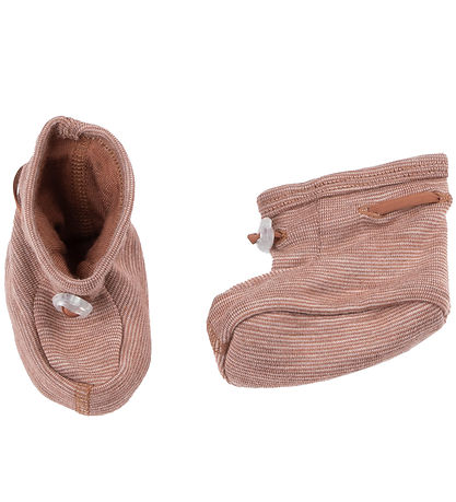 Joha Krabbelschuhe - Wolle - Rust