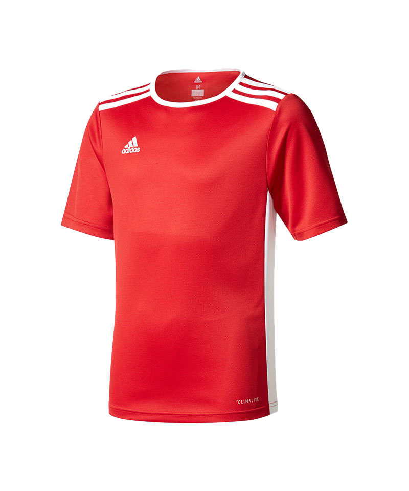 adidas Entrada 18 Trikot kurzarm Kids Rot Weiss
