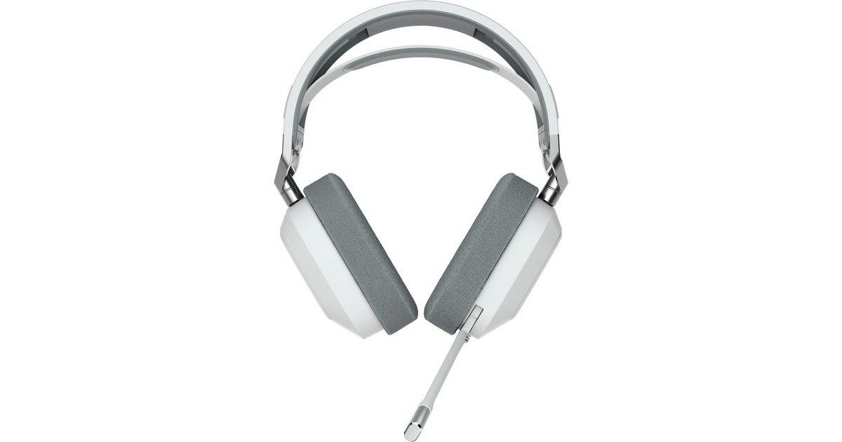 CorsairHS80 RGB USB over-ear gaming headset  (Wit, Pc)
