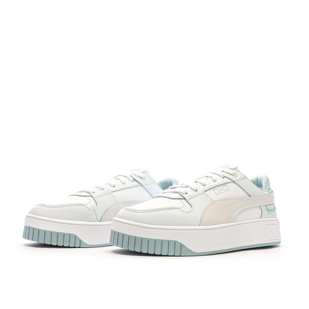 Puma Chaussures Blanc/Bleu Femme Puma Carina Street VTG