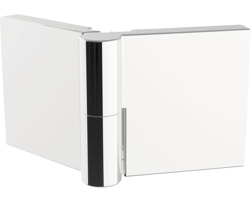 Tweedelige badwand met zijpaneel SCHULTE Komfort ExpressPlus 114,6 x 140 cm helder glasprofiel kleur aluminium EP3380 01 50 140