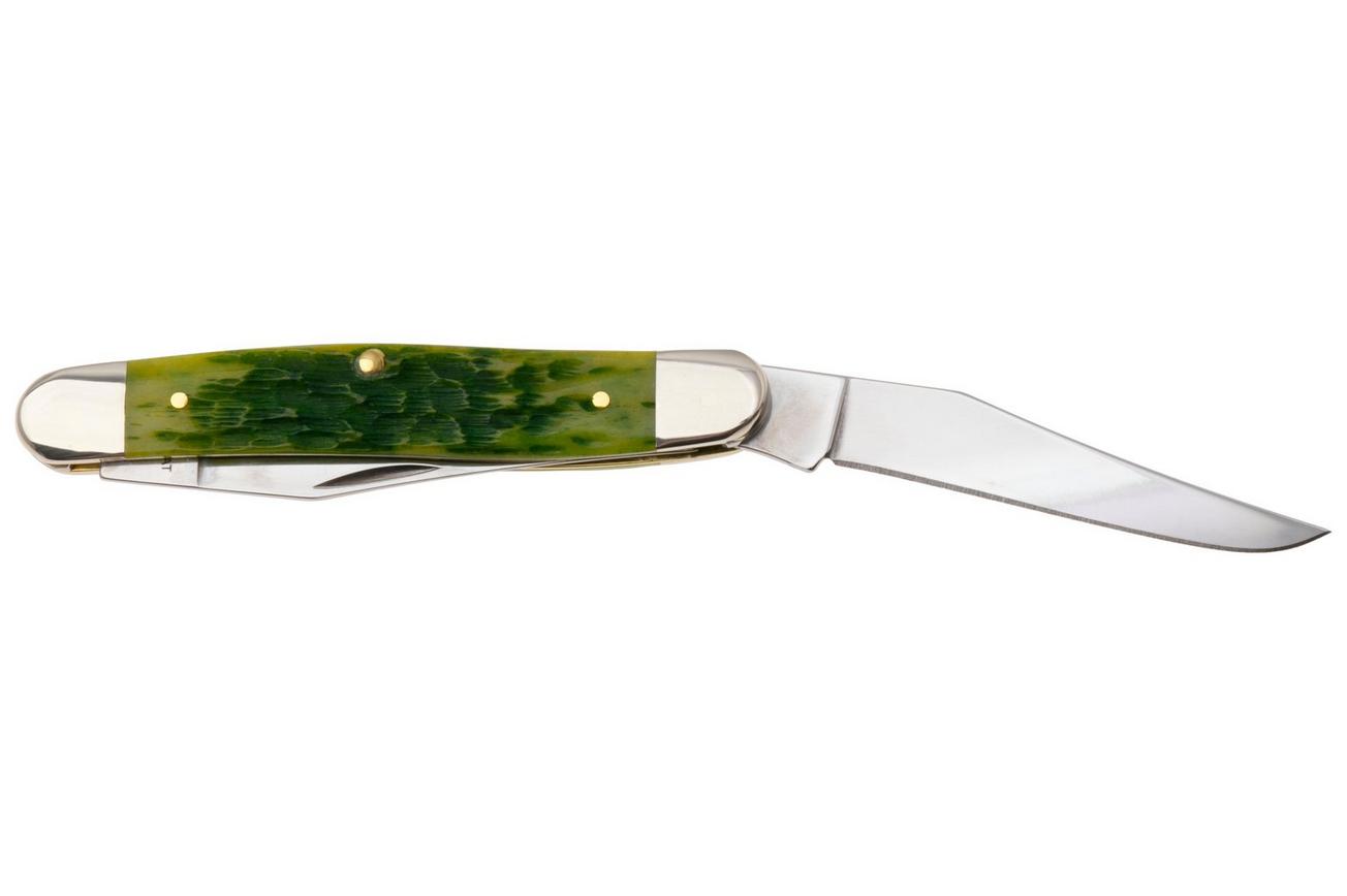 Case Muskrat Green Apple Bone, Peach Seed Jig, 27866, MUSKRAT SS zakmes