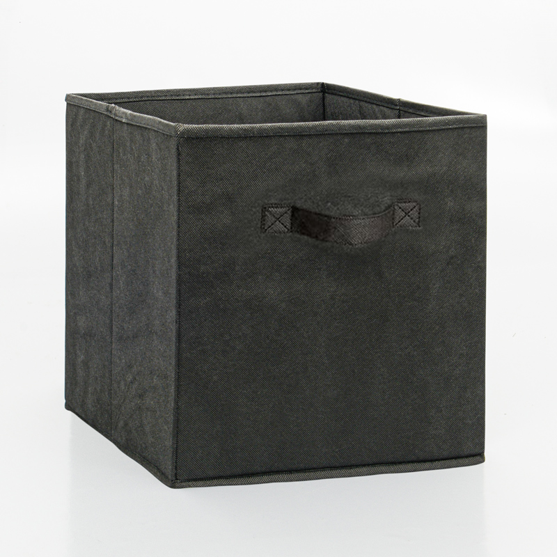 Bac de rangement pliable noir