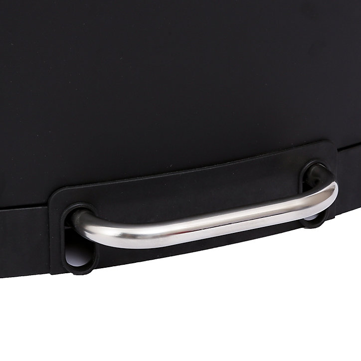 Poubelle à pédale rectangle Auriane 5Five 30L noir