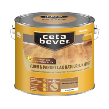 CetaBever vloer- & parketlak Natuurlijk Effect blank 2,5 liter