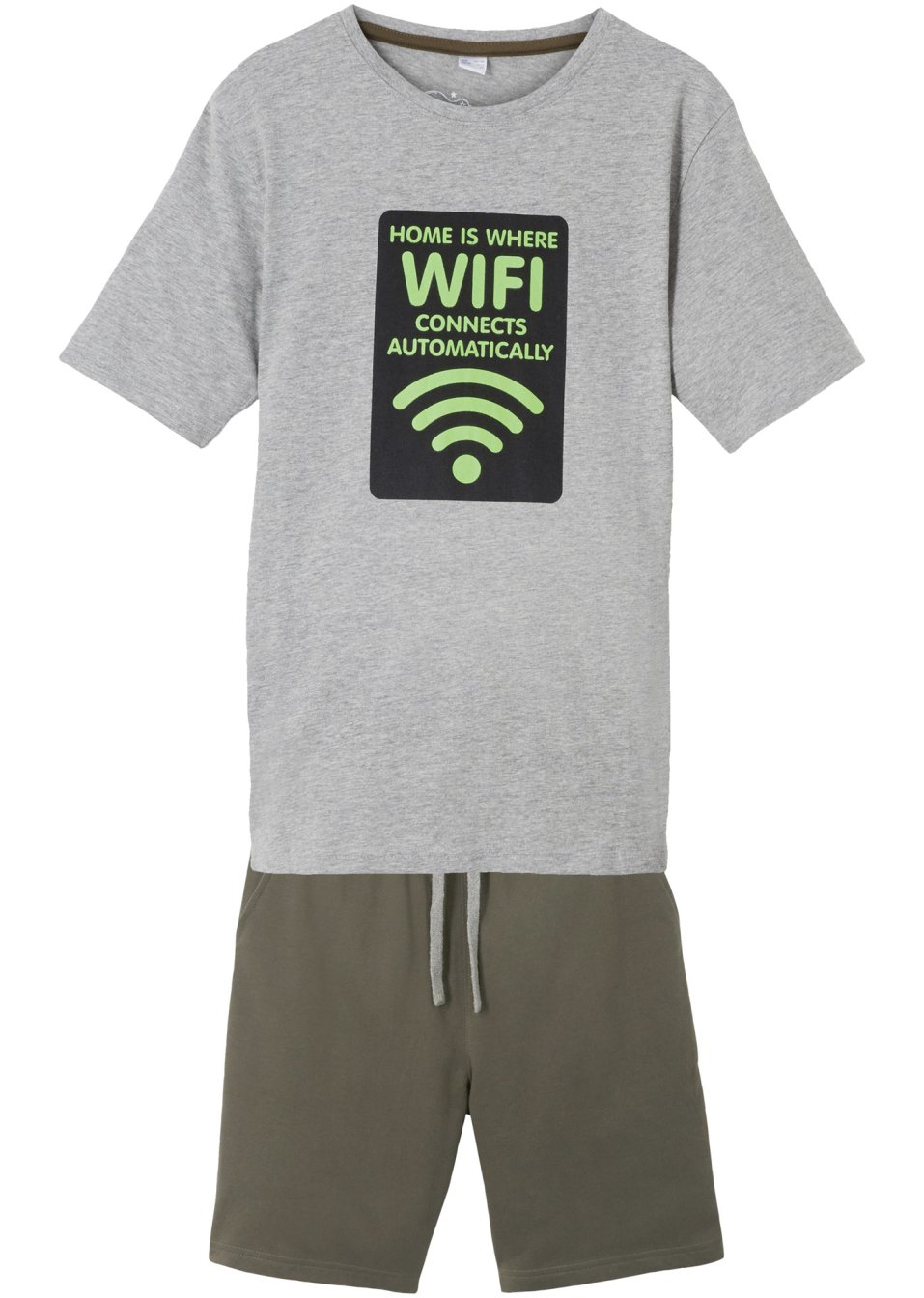T-shirt et bermuda sweat garçon (Ens. 2 pces.)