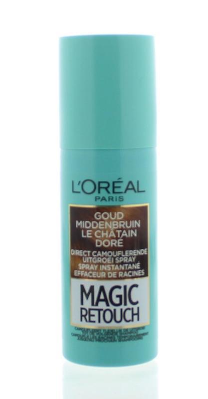 L'Oréal Paris Magic Retouch 10 Goud Middenbruin 75ml