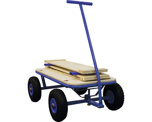 Sunny Billy houten wagen, blauw