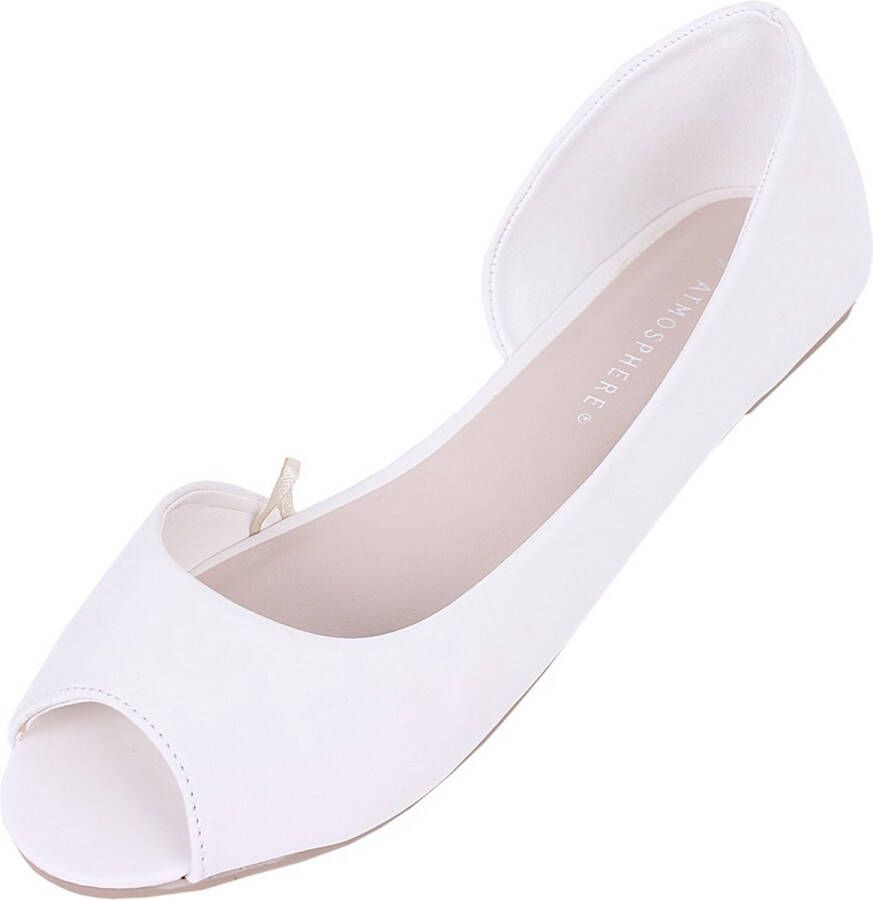 Sarcia.eu Ecru witte balletschoenen