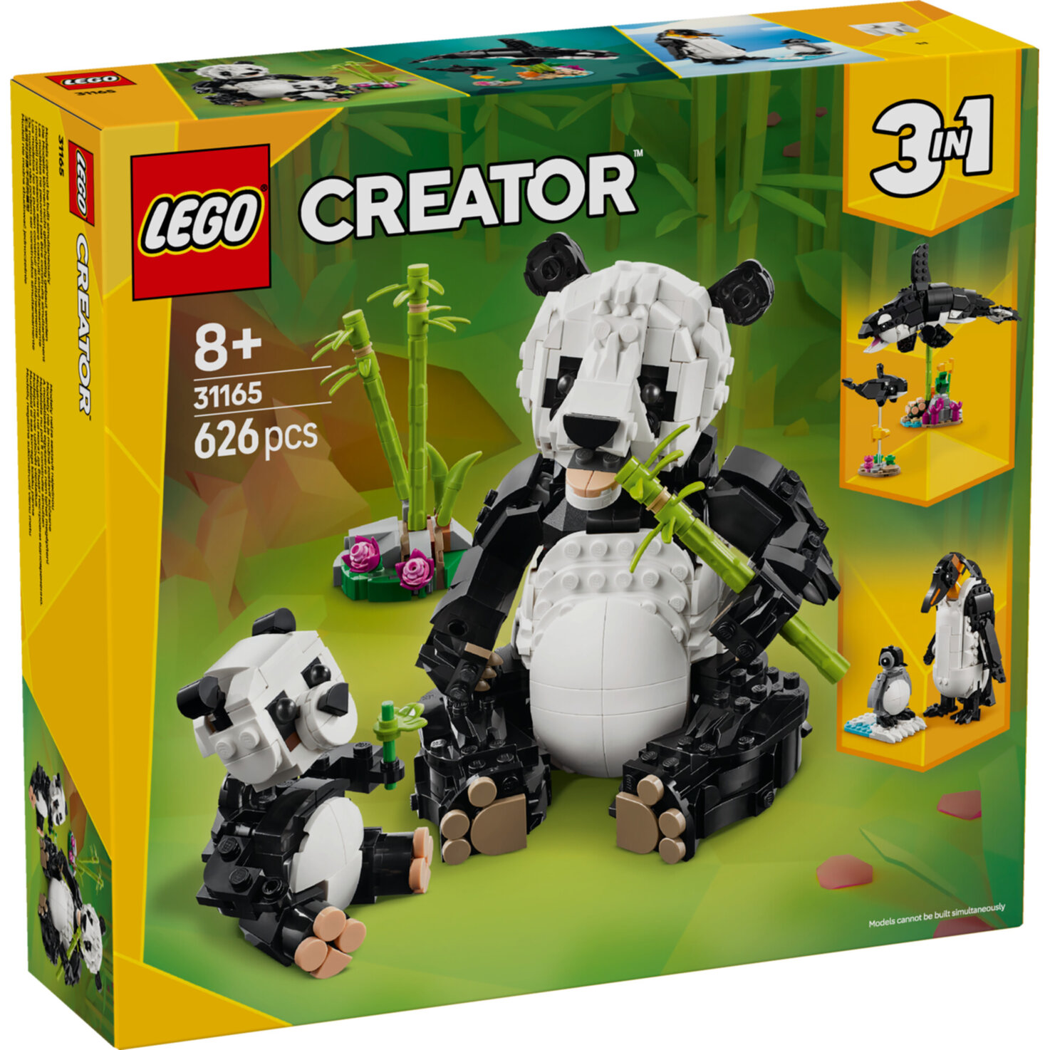 LEGO® Creator 31165 3in1 Wilde Tiere: Pandafamilie ab 8 Jahren