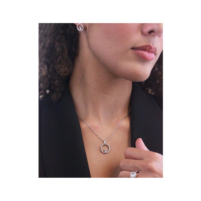 Parure et Coffret Desiree - Argenté et Cristal