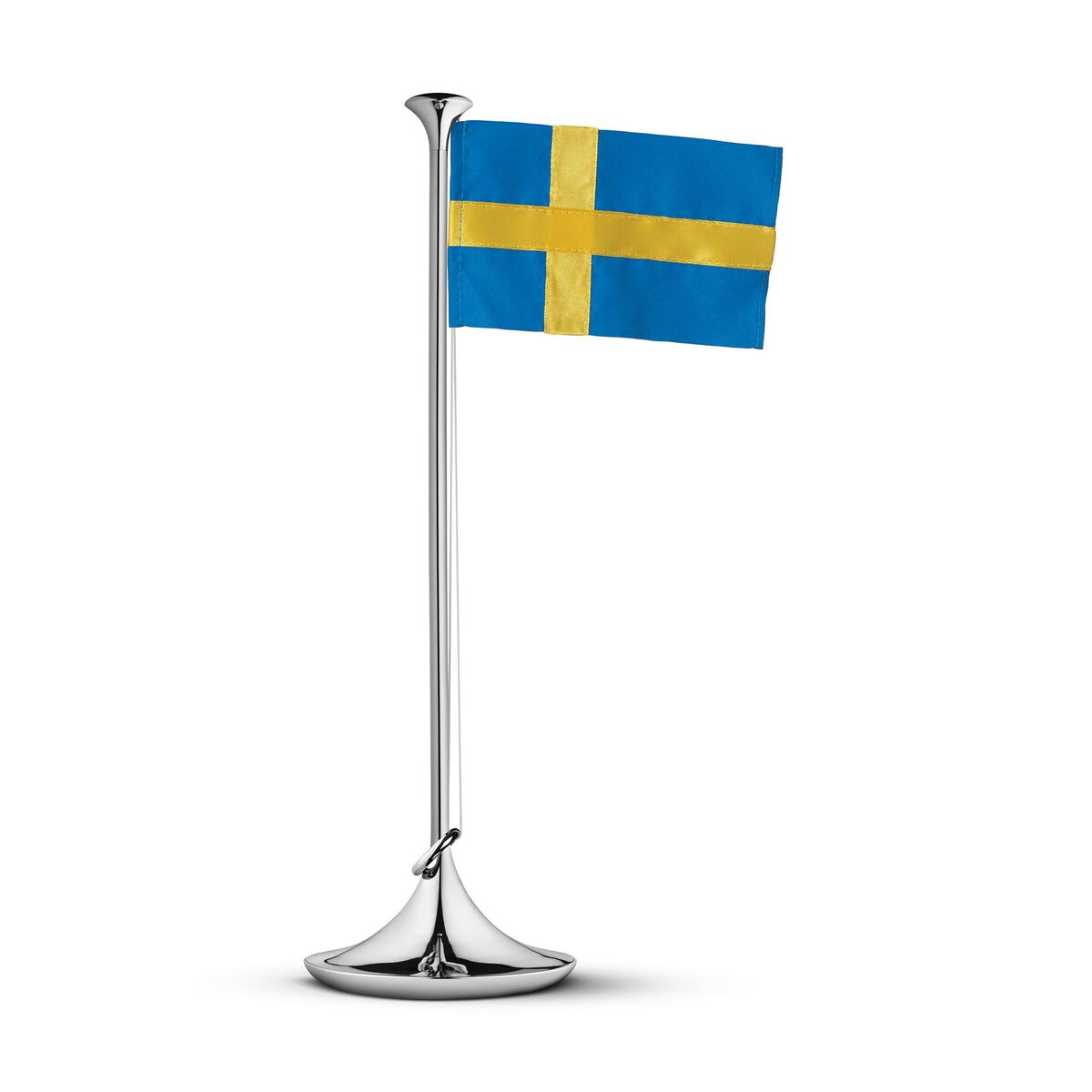 svensk bordflagg rustfritt stål