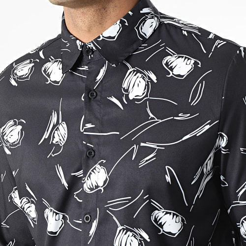 Chemise Manches Longues Adam Noir