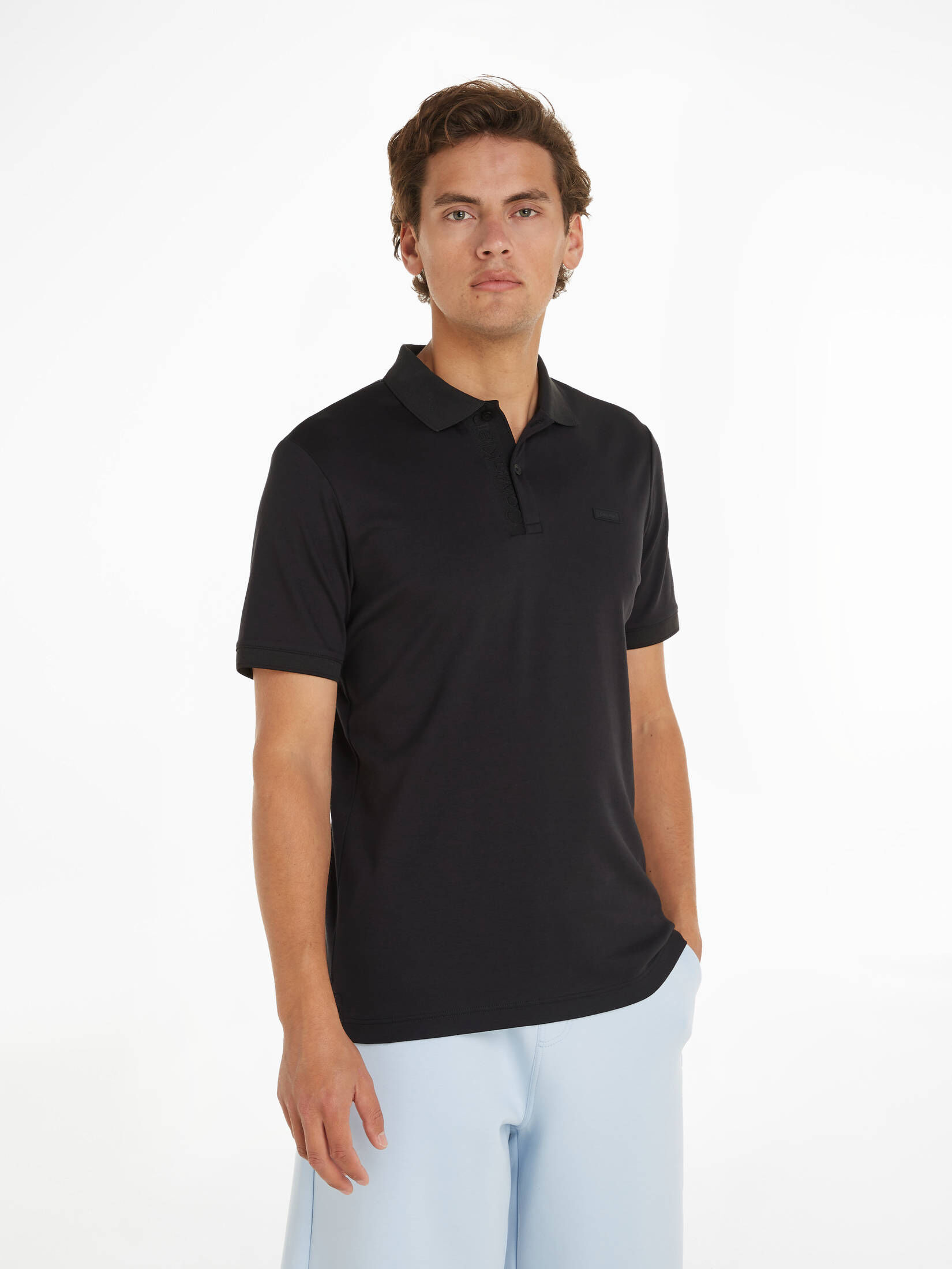 CALVIN KLEIN| Herren Poloshirt aus Bio-Baumwolle