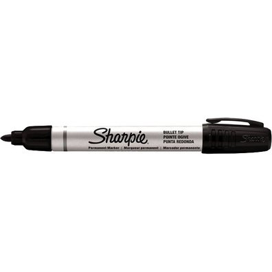 Marqueur permanent METAL SMALL, pointe ogive, noir