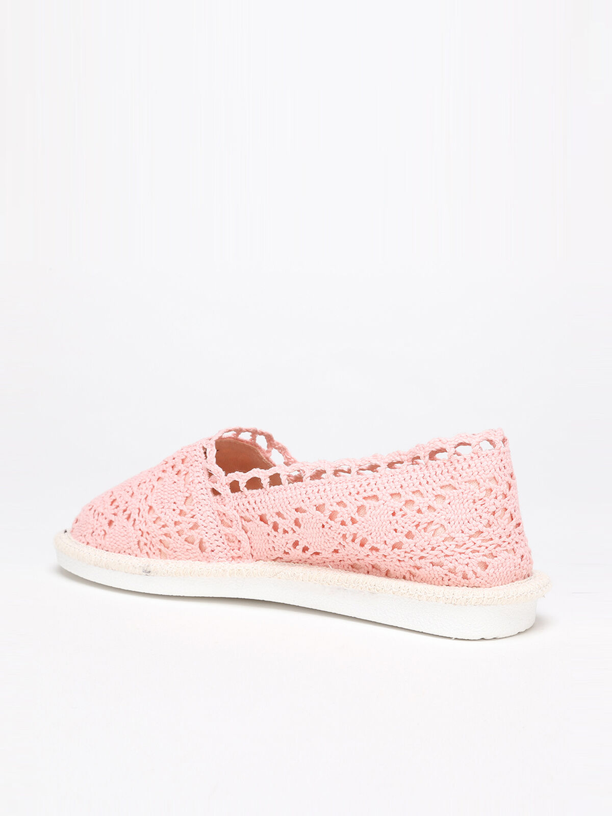 Espadrilles en crochet- Rose