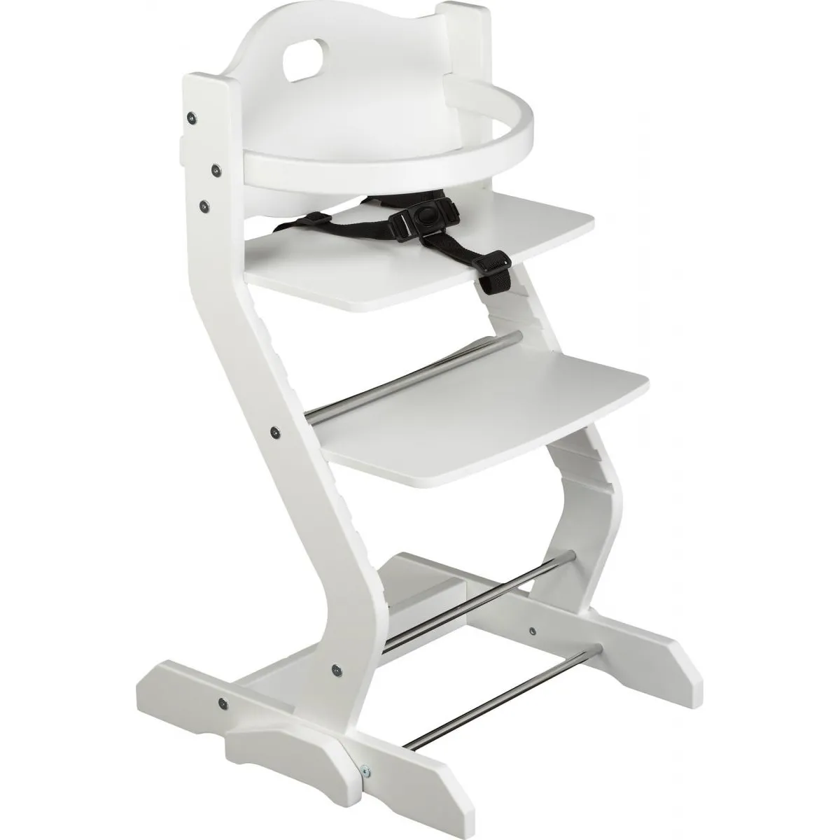 Chaise haute tissi sécurisée