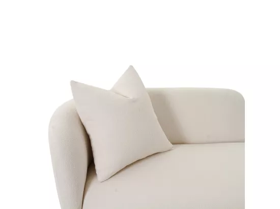 Mykonos - Daybed en tissu bouclette L175cm - Beige