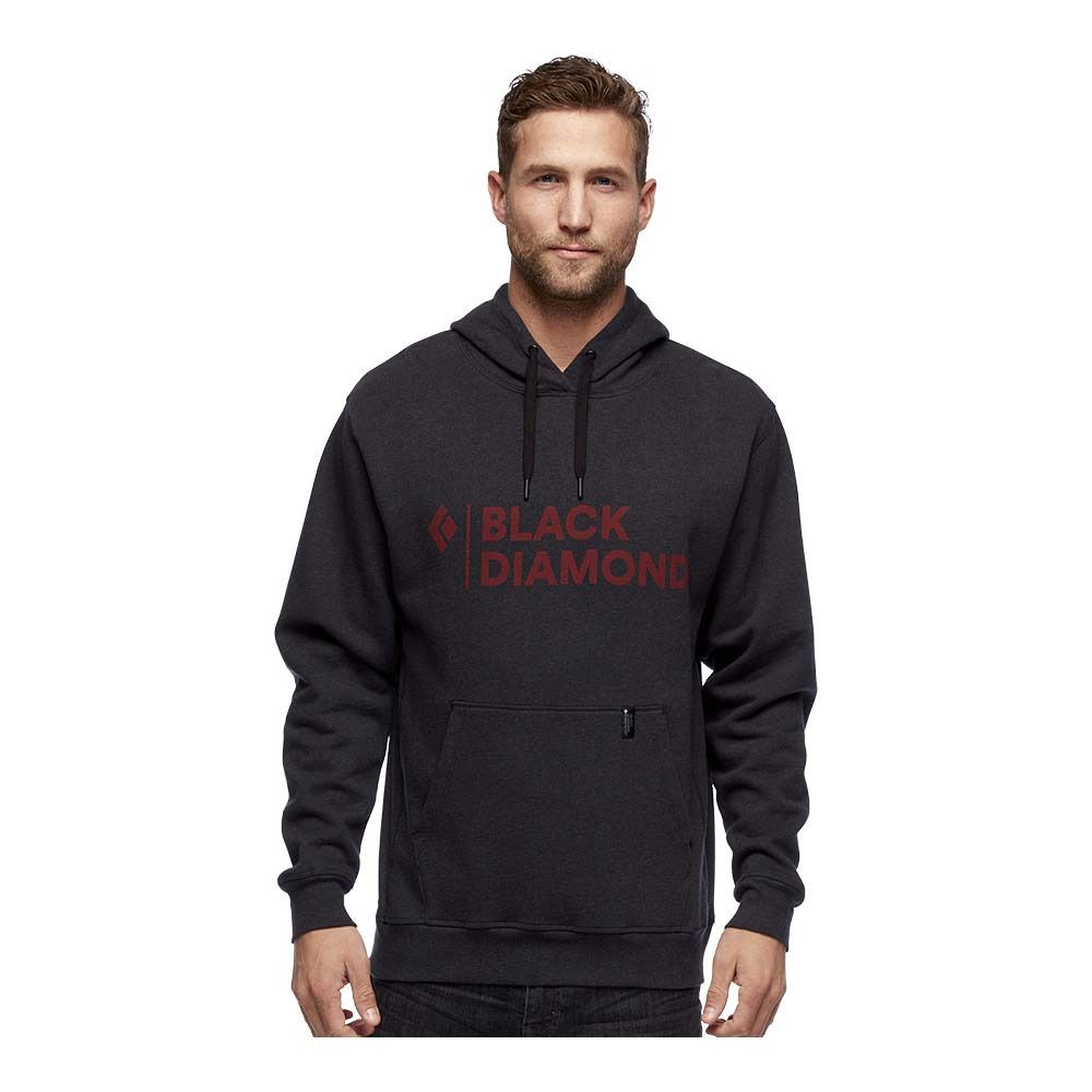 Black Diamond STACKED LOGO - Sweat Homme black heather
