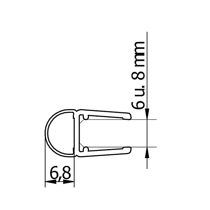 Paroi de douche fixe latérale pour douche Plia l.90 x H.185 cm, profilés alu chrome, Schulte Impériale