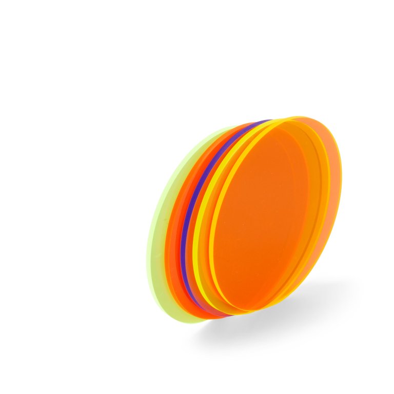 Acrylglas GS Scheiben transparent, fluoreszierend