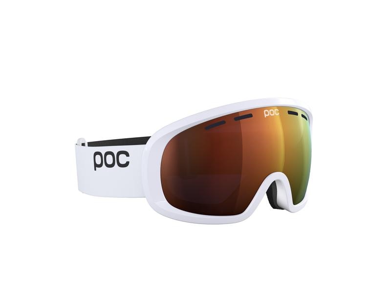POC Skibrille Fovea Mid Hydrogen White/Partly Sunny Orange Goggle