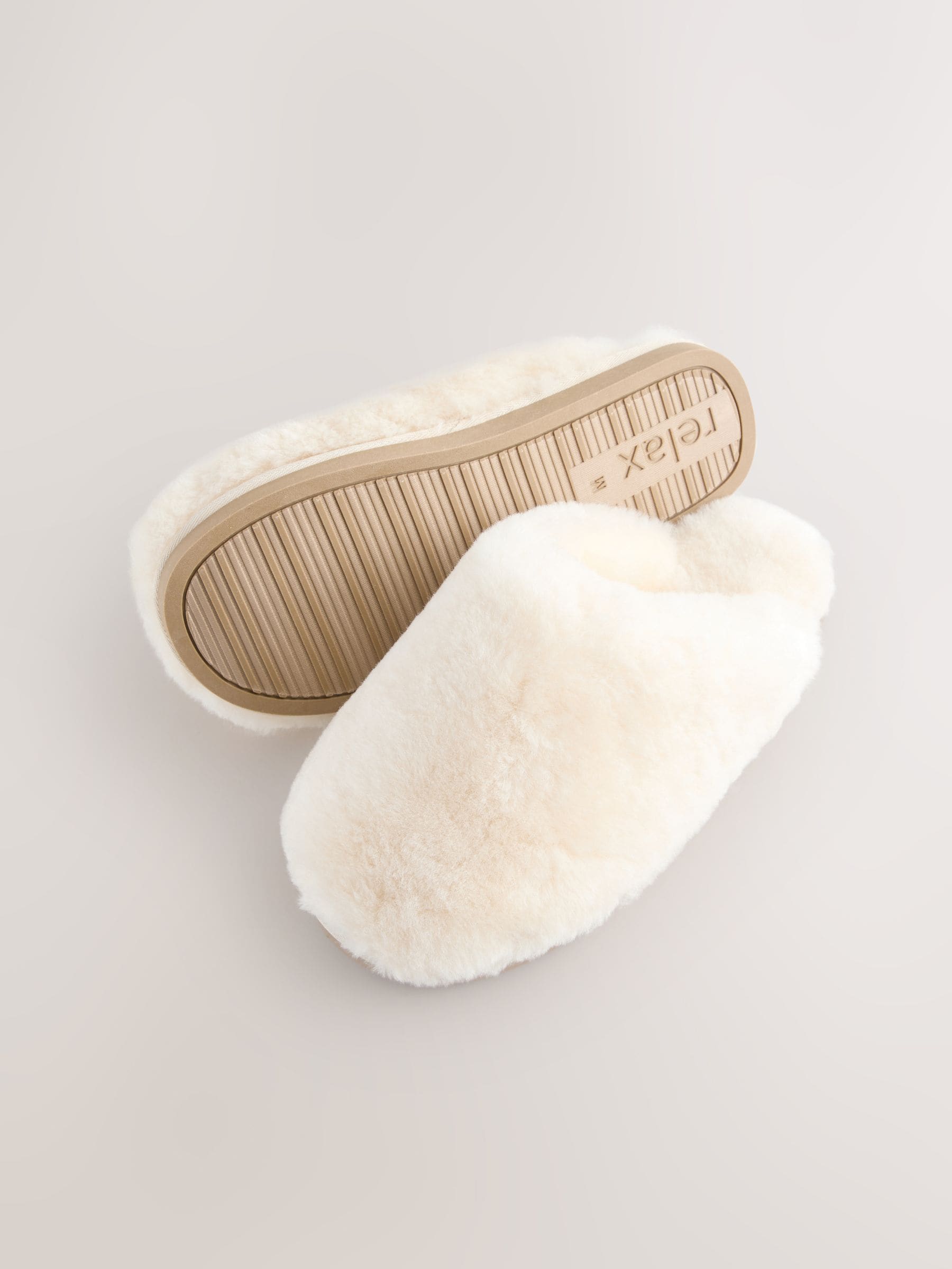 Wit - N.Premium Sherling Mule Premium Slippers