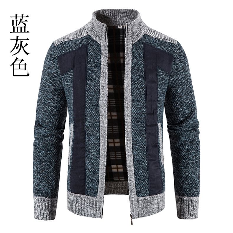 YIKES - Cardigan met opstaande kraag, kleurblok en rits