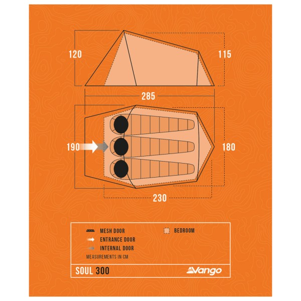 Vango - Soul 300 - Tente 3 places