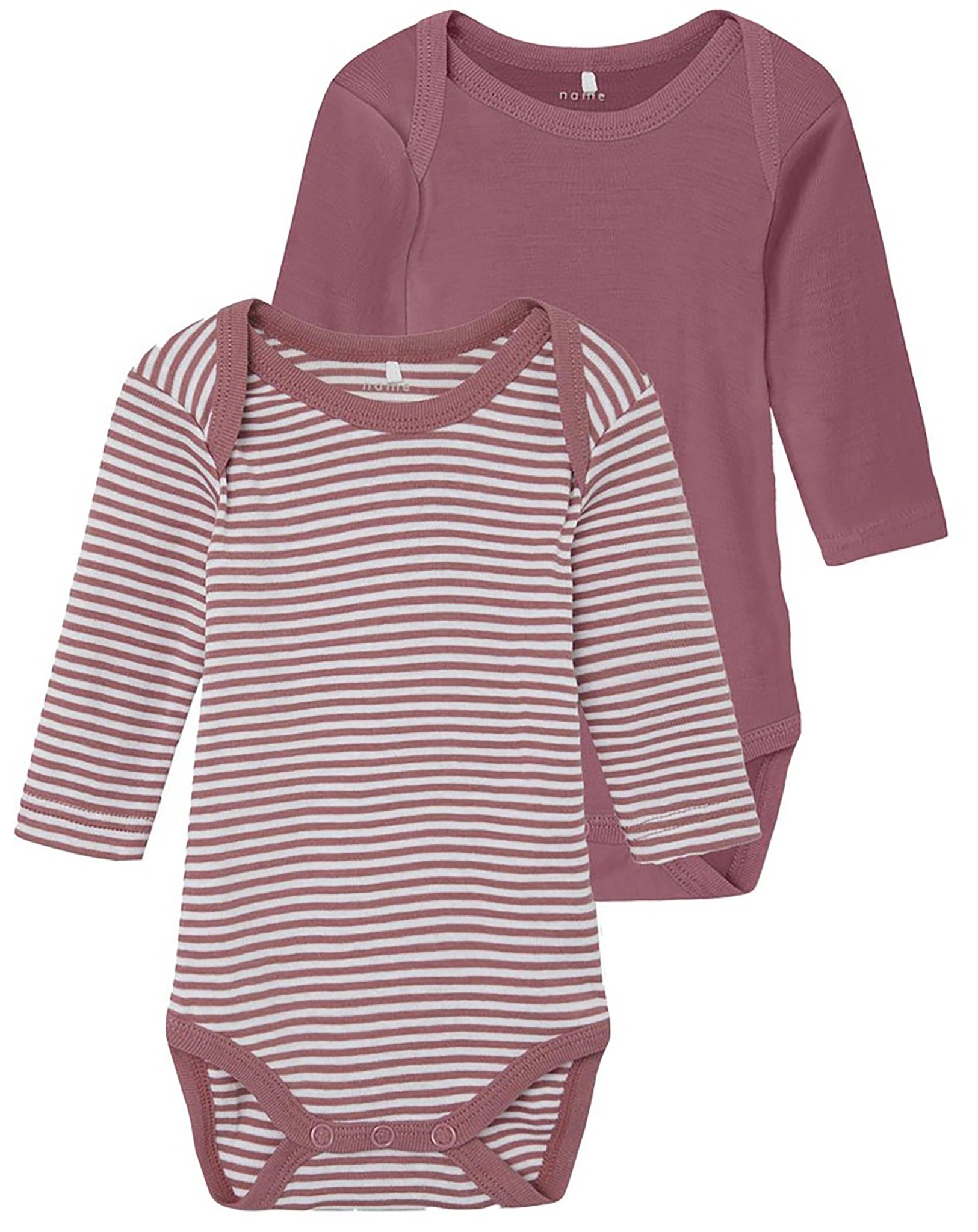 Langarmbody NBNBODY CORE 2er-Pack in mesa rose