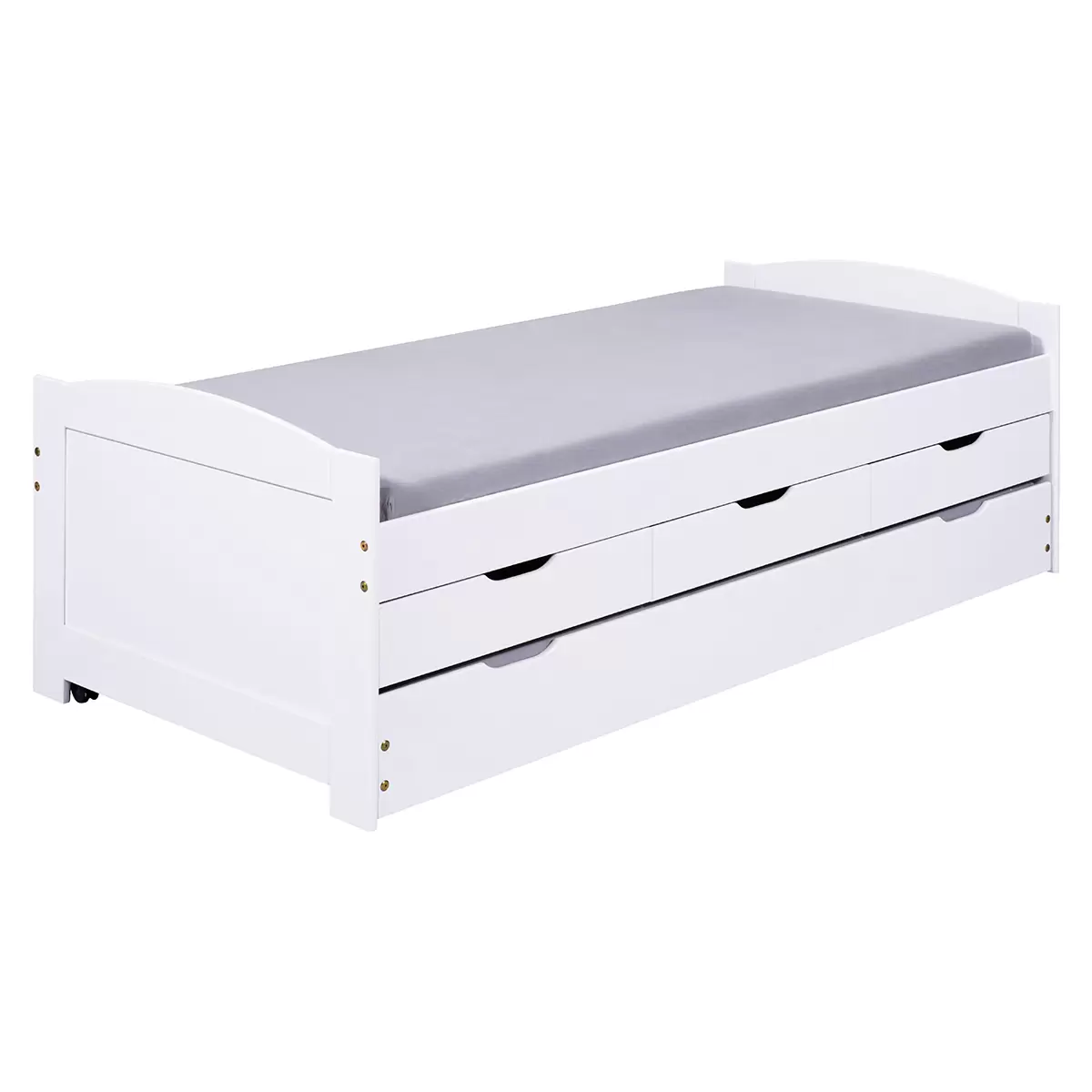 Funktionsbett Ulli 90x200 weiss