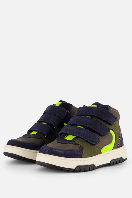 Muyters Velcro Sneakers blauw Leer