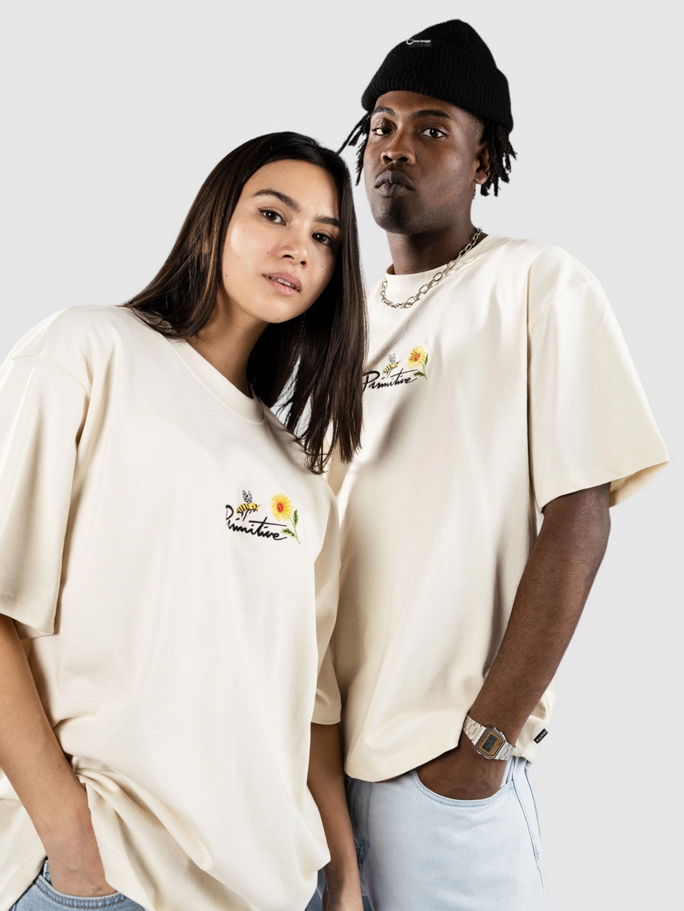 Primitive Blossom Hw T-Shirt cream