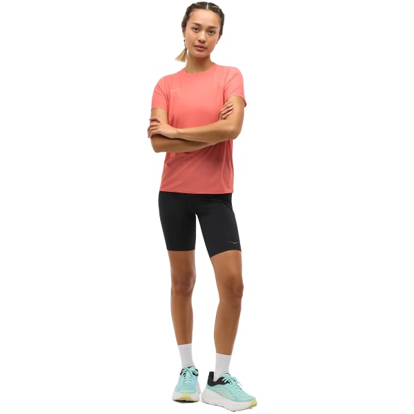 T-shirt trail HOKA ONE ONE W AIROLITE RUN SHORT SLEEVE GRAPEFRUIT