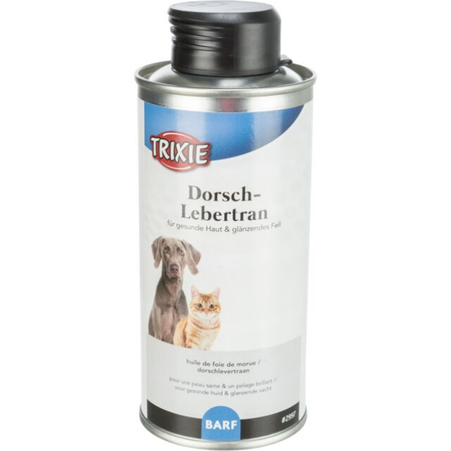 Huile de foie de morue pour chiens et chats