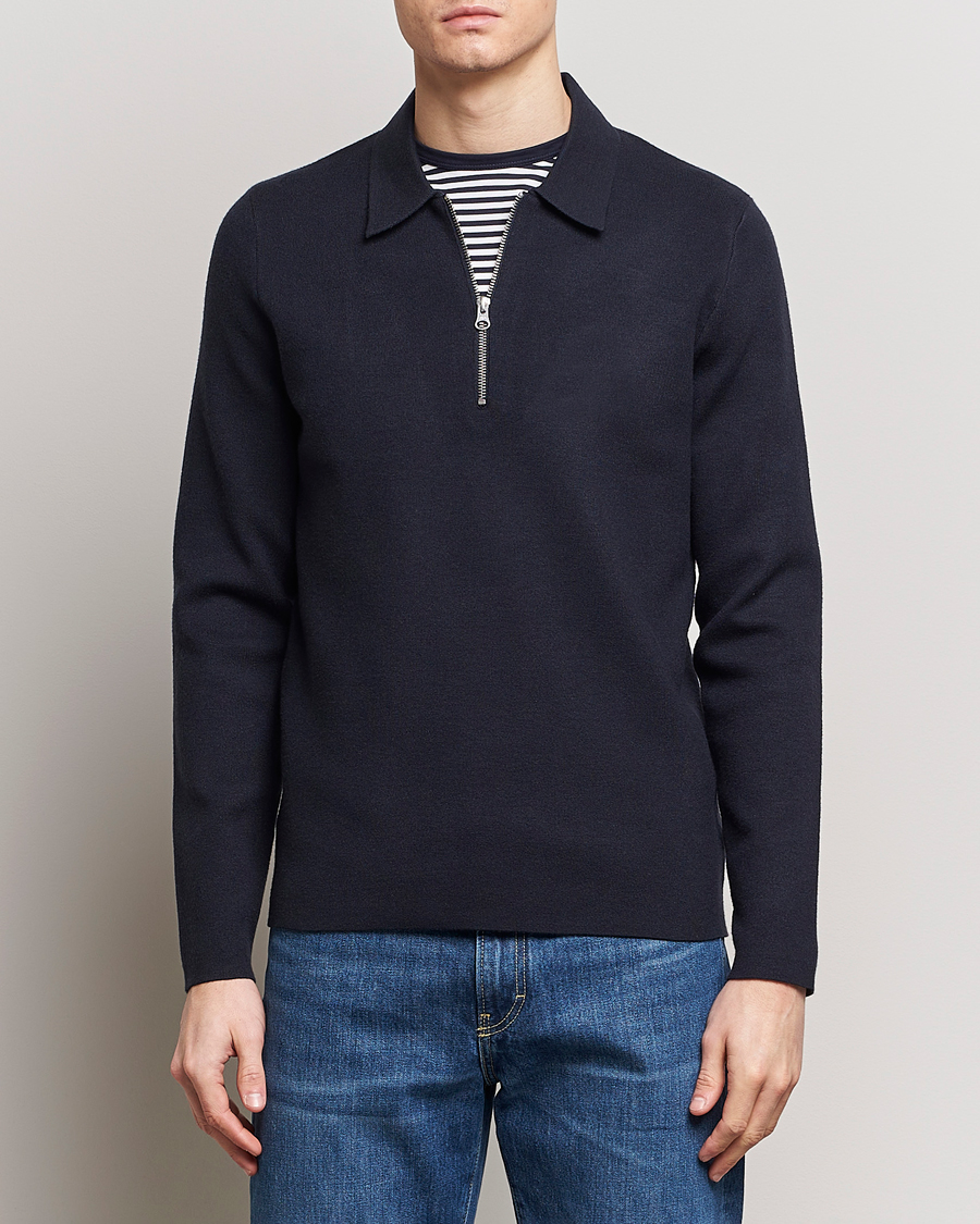 Samsøe Samsøe Guna Half Zip Sky Captain